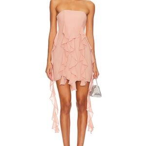 NBD Denali Mini Dress in Blush Pink
